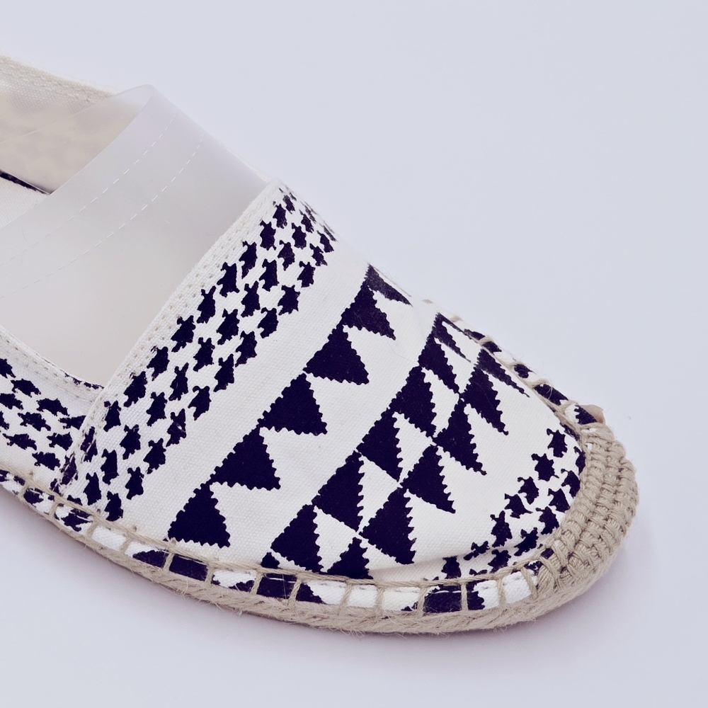 NEW! AE Outfitters Black and White Espadrilles - Picture 4 of 5